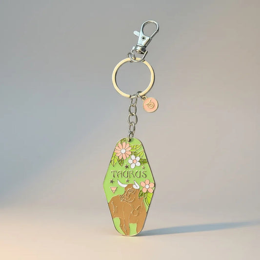 Llavero Zodiacal Hereje Diseño Astrológico Original Tauro