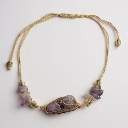 Pulsera Hereje Ajustable De Cuarzo