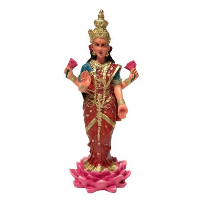 Lakshmi Goddess of Fortune Handmade Resin Ritualized.