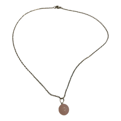 Cuarzo En Esfera Dije Con Cadena