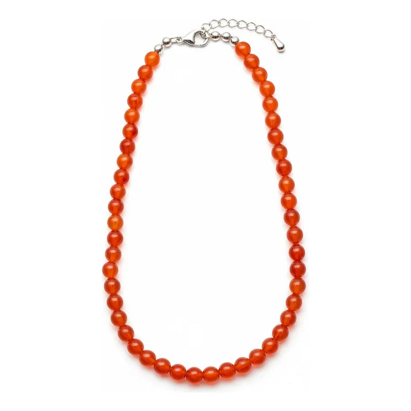 Amatista Collar De Piedra Natural Cornalina