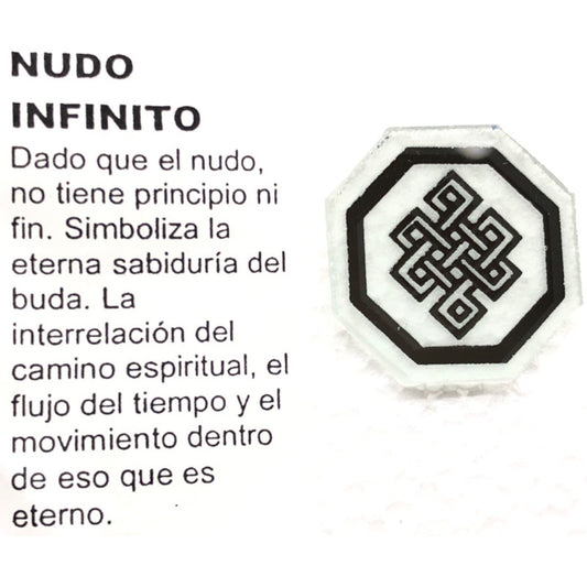 Infinite Knot or Endless Knot Ritualized and Serenaded Amulet