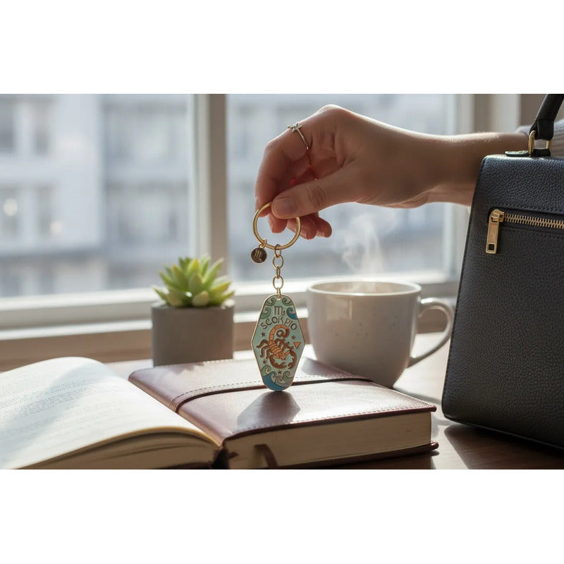 Llavero Zodiacal Hereje Diseño Astrológico Original Escorpio