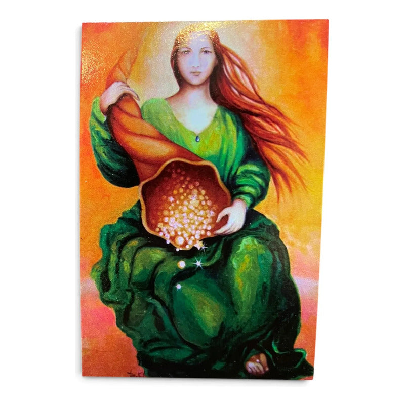 Estampas Coleccionables Esoterismo 5 Piezas Iguales Por Pac Abundancia Religioso by HEREJE