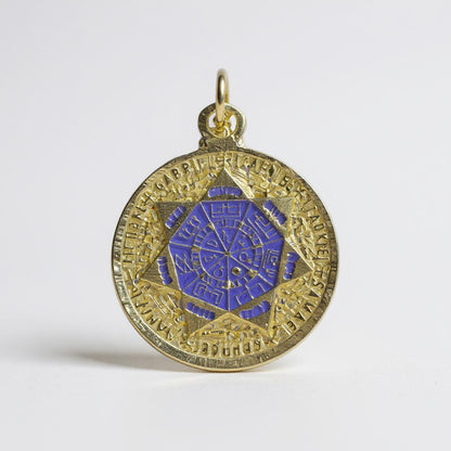 Sello Seite Arcangeles  Metatron Dije Metal Encapsulado 30mm