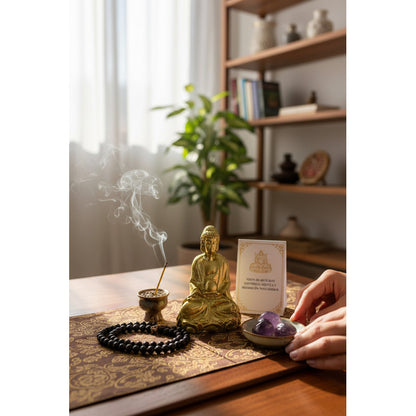 Buda Figura De Resina Miniatura De 7 Cm De Alto