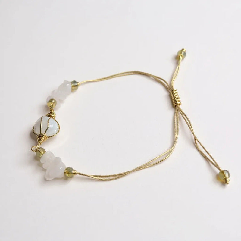 Pulsera Hereje Ajustable De Cuarzo