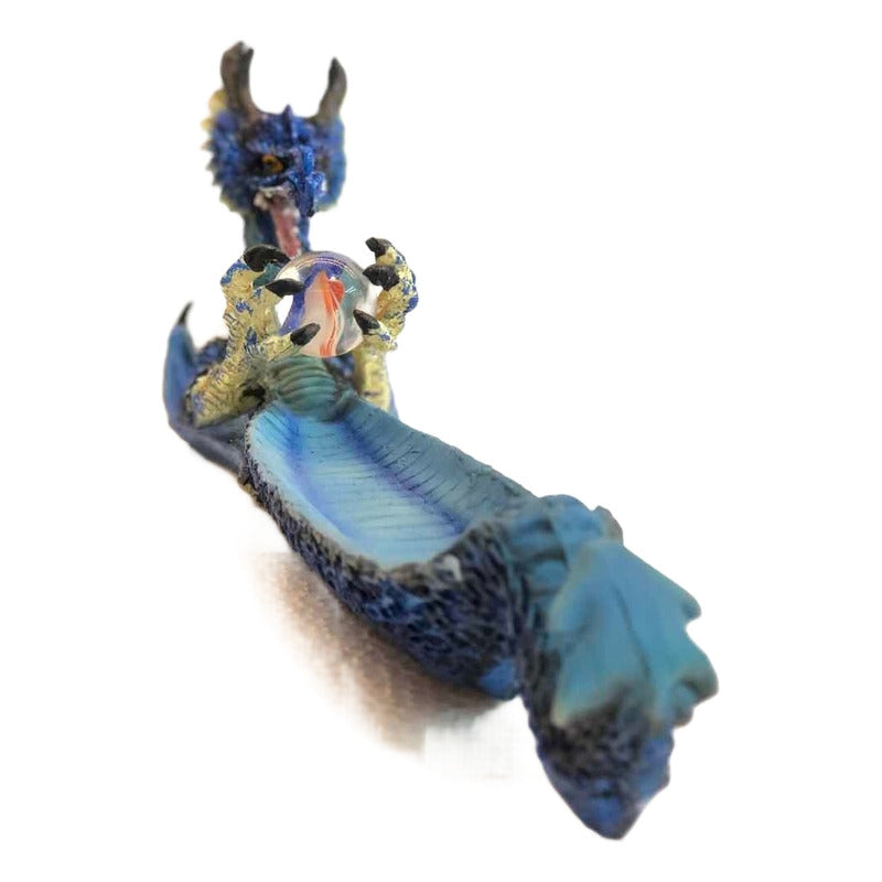 Dragón Pebeteros Porta Incienso Resina Figura Varios Colores