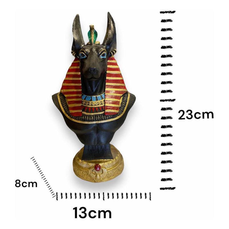 Anubis Bust Resin Figure 23cm