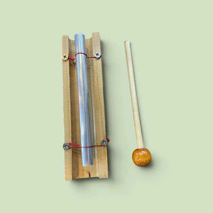 Diapason De Meditación De Madera Y Metal 15 Cm Cuenco