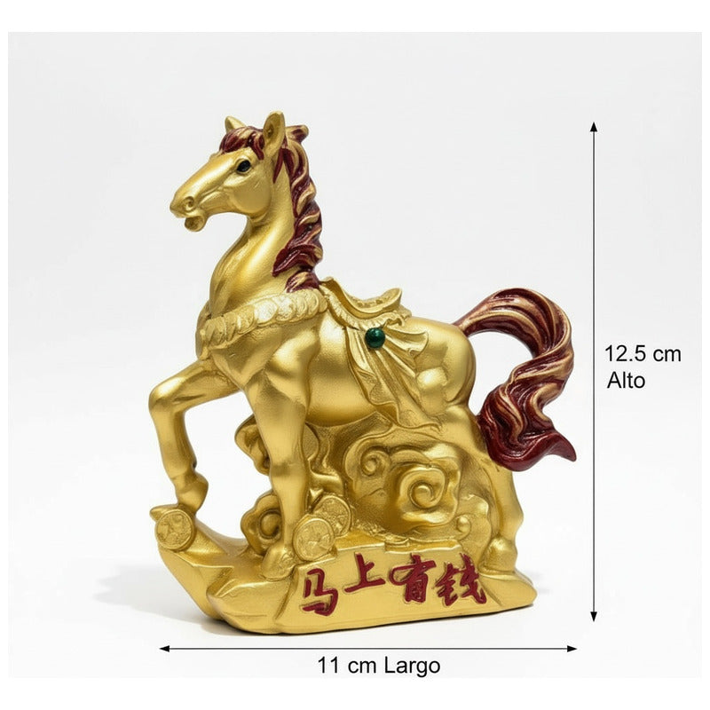 Caballo Del Año Chino 12.5x11x4cm