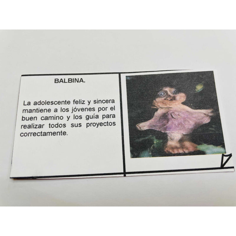 Troll Balbina + Futterspender 9 cm Figur aus Nationalharz