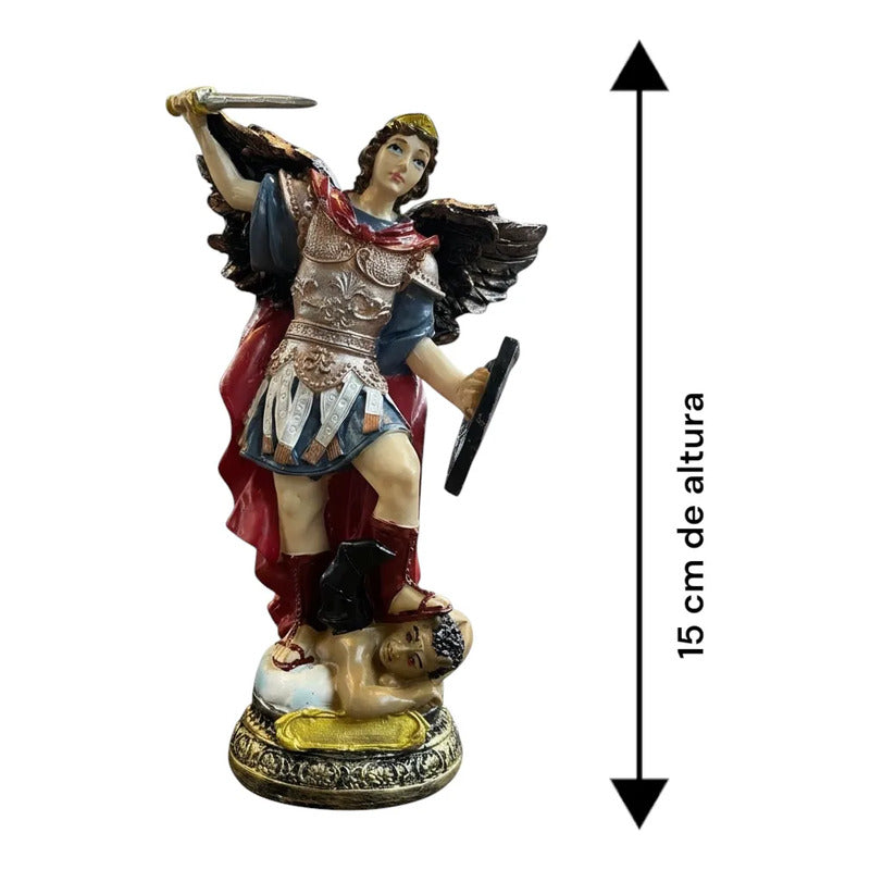 Arcangel 15 Cm De Altura San Migue, Rafael, Gabriel Etc. San Miguel by HEREJE