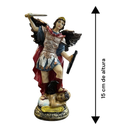 Arcangel 15 Cm De Altura San Migue, Rafael, Gabriel Etc. San Miguel by HEREJE