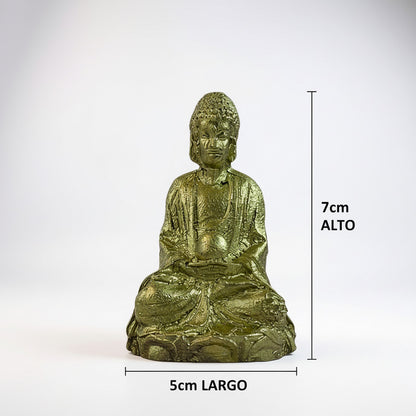 Buda Figura De Resina Miniatura De 7 Cm De Alto