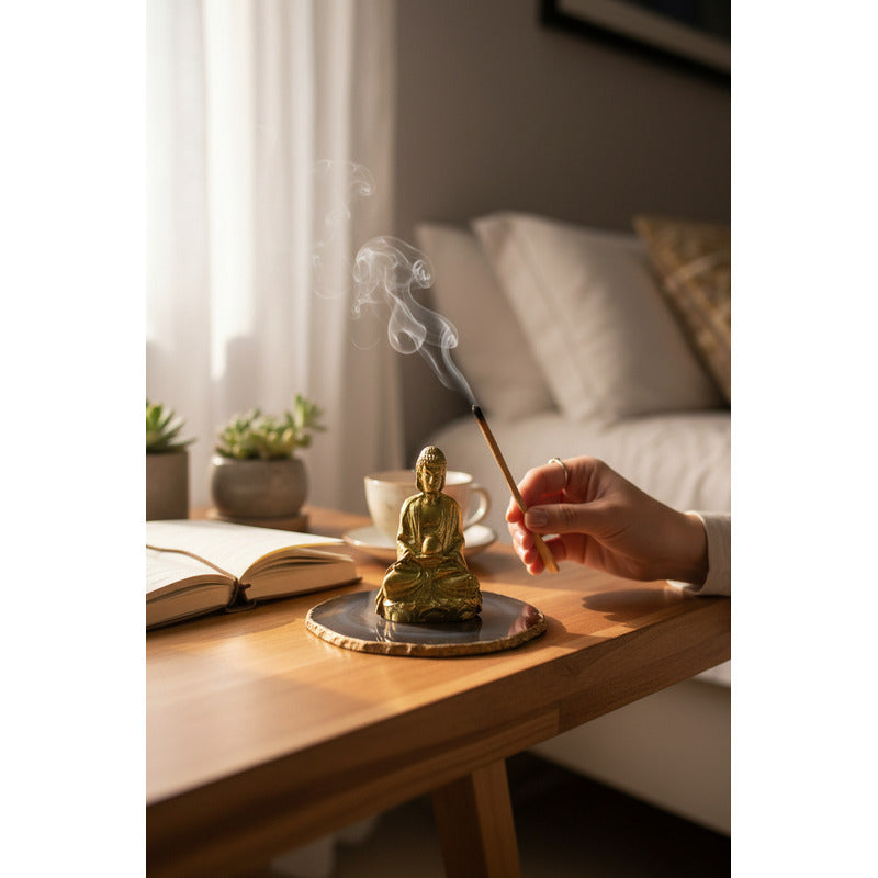 Buda Figura De Resina Miniatura De 7 Cm De Alto