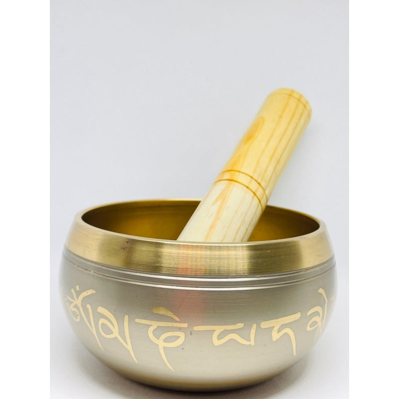 Cuenco Tibetano 95mm Diámetro 7 Metales Importado Limpieza by HEREJE