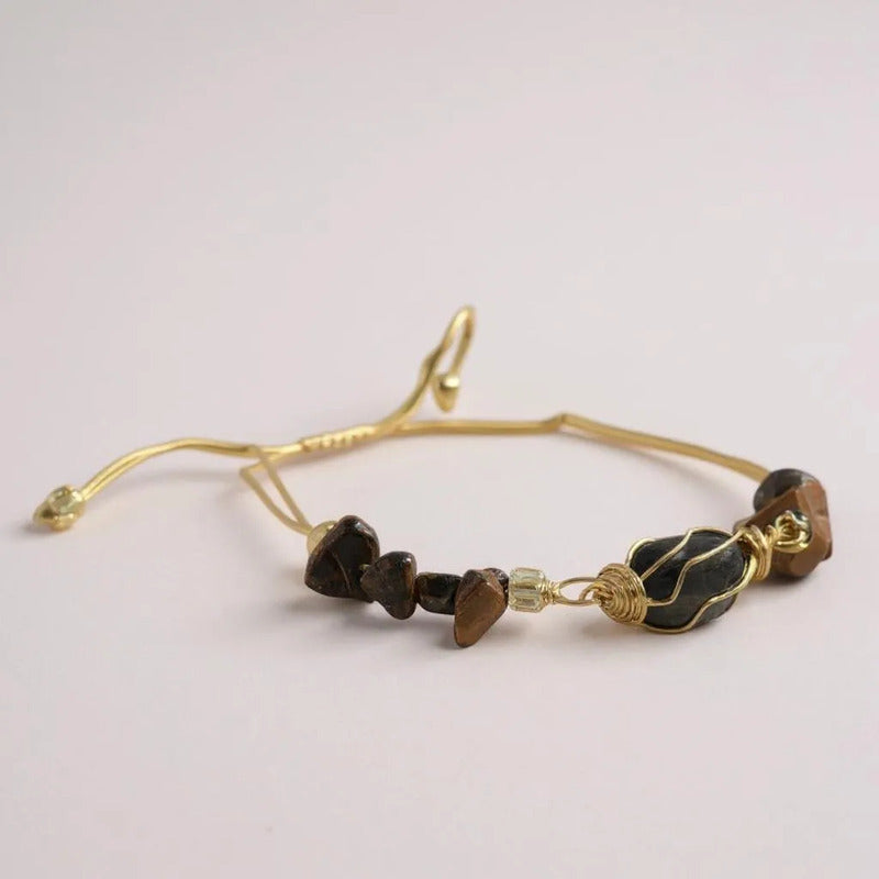 Pulsera Hereje Ajustable De Cuarzo