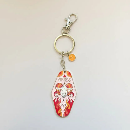 Llavero Zodiacal Hereje Diseño Astrológico Original Aries