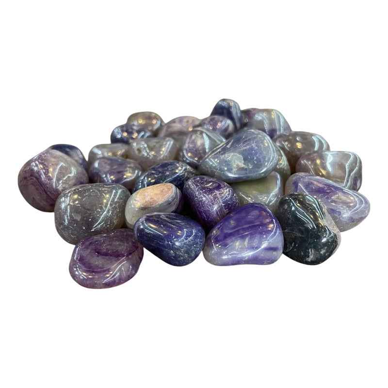 Piedras Semipreciosas Naturales Hereje Peso Variado 500 Gr. Agata Morada