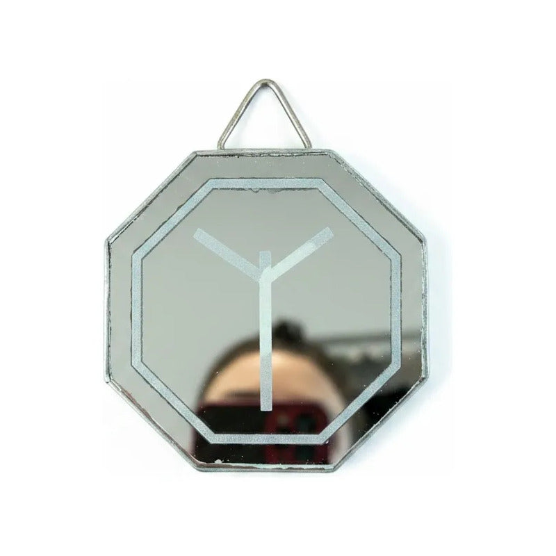 Espejo Octagonal, Grabado Con Símbolos Esotéricos De 5 Cm Algis by HEREJE