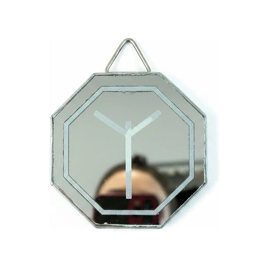 Espejo Octagonal, Grabado Con Símbolos Esotéricos De 5 Cm Algis by HEREJE