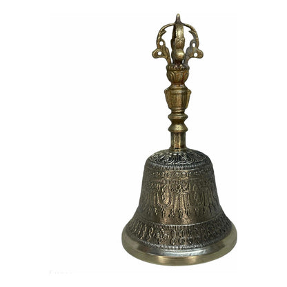 Campana Tibetana Cuenco 7 Metales Armonizador 18 Cm Alto