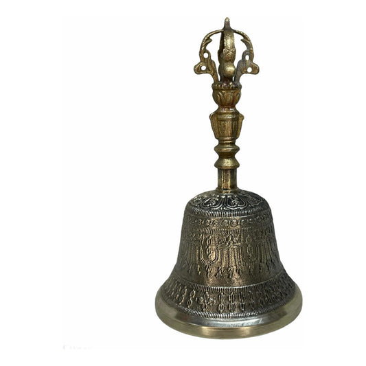 Campana Tibetana Cuenco 7 Metales Armonizador 18 Cm Alto