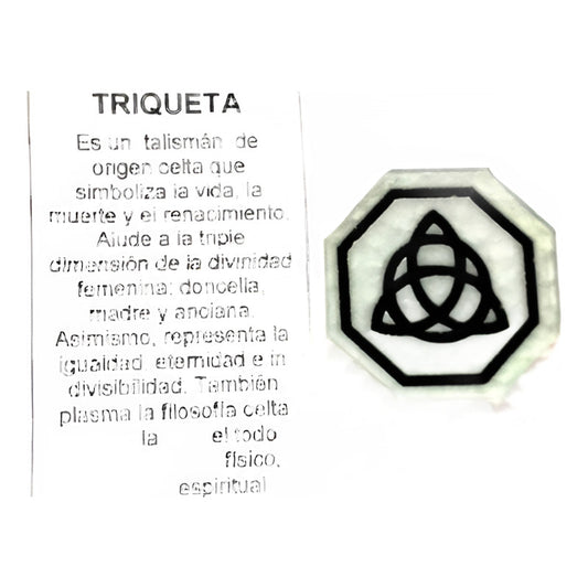 Triquetra Ritualized and Serenaded Symbol Amulet