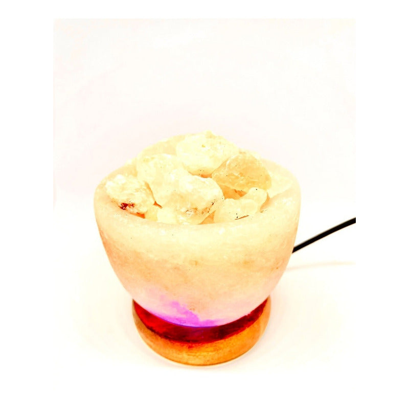Lámpara De Sal Del Himalaya Varios Modelos Casi 1kg 13 Cm by HEREJE