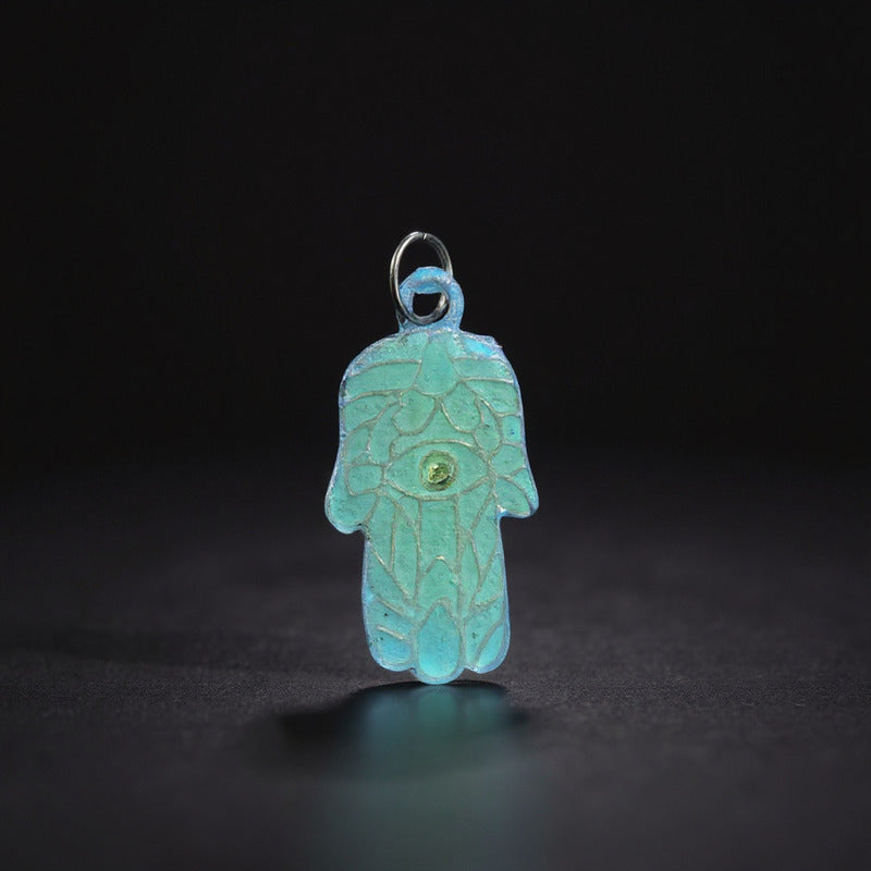 Dije Mano De Fatima Encapsulado 3 Cm De Altura