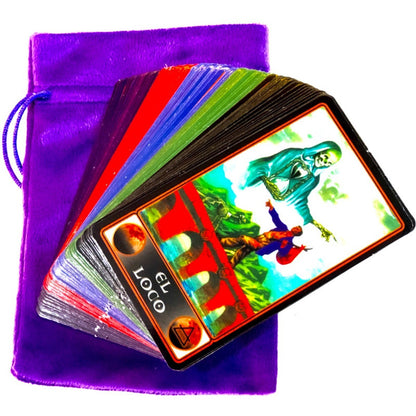 Tarot De La Santa Muerte + Bolsa + Instructivo 12.5cm
