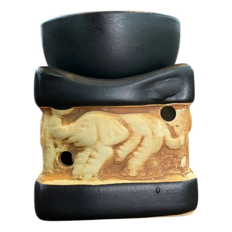 Difusor De Aroma De Vela De 8 Cm De Altura Negro by HEREJE