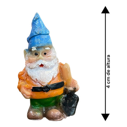 Gnomos En Miniatura De 4 Cm Altura Pala by HEREJE