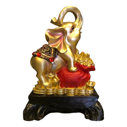 Original Elephant with Backpack Sculpture - Lety Items