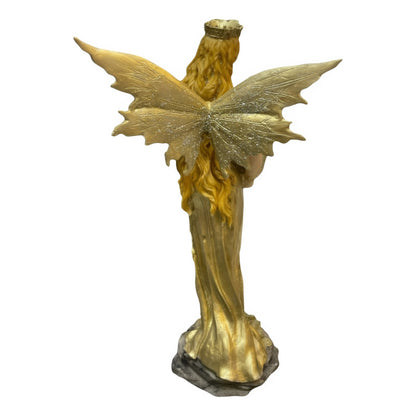 Abundia Statue With Wings 28 Cm Resin.