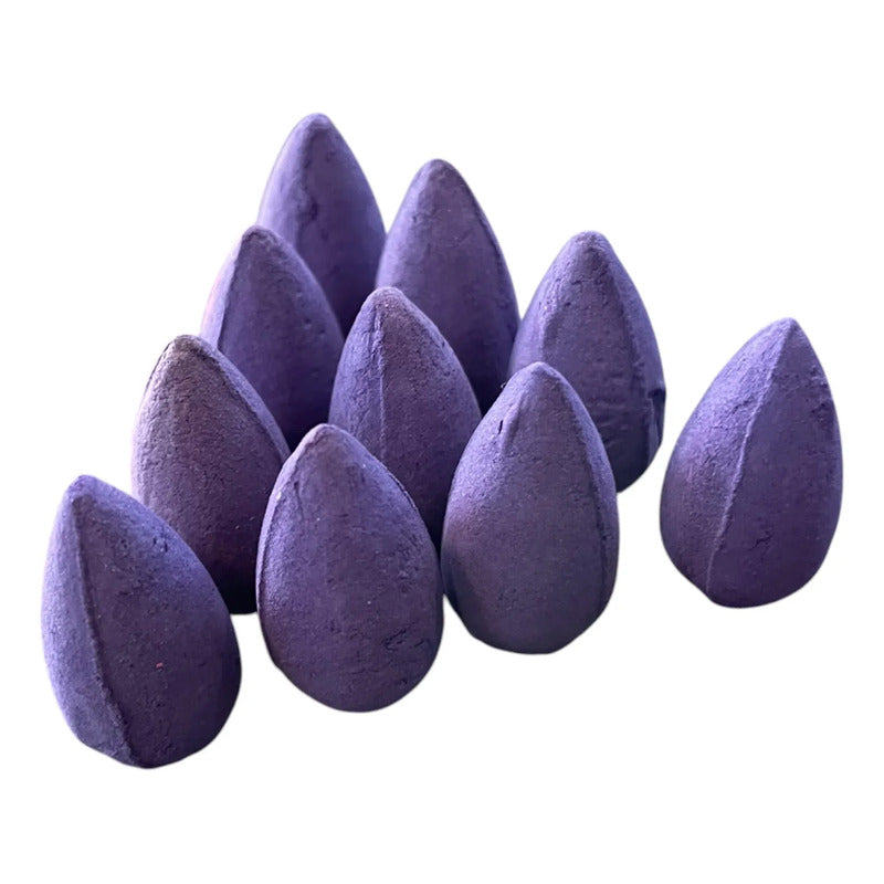 10 Conos De Incienso Para Cascada De Reflujo Lavanda by HEREJE