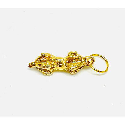 Dorje Dorge Feng Shui Gold Plated 2 Cm