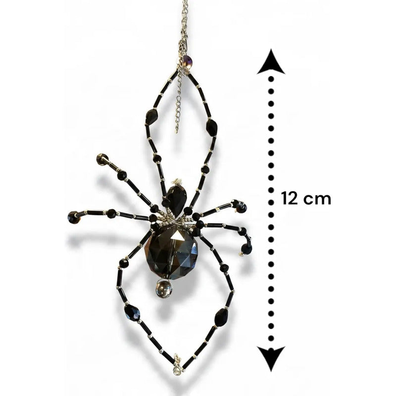 Suncatcher De Cristal En Forma De Araña 12cm Negro by HEREJE