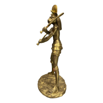 Sekhmet Egyptian Resin Figure 27cm High Bronze Type