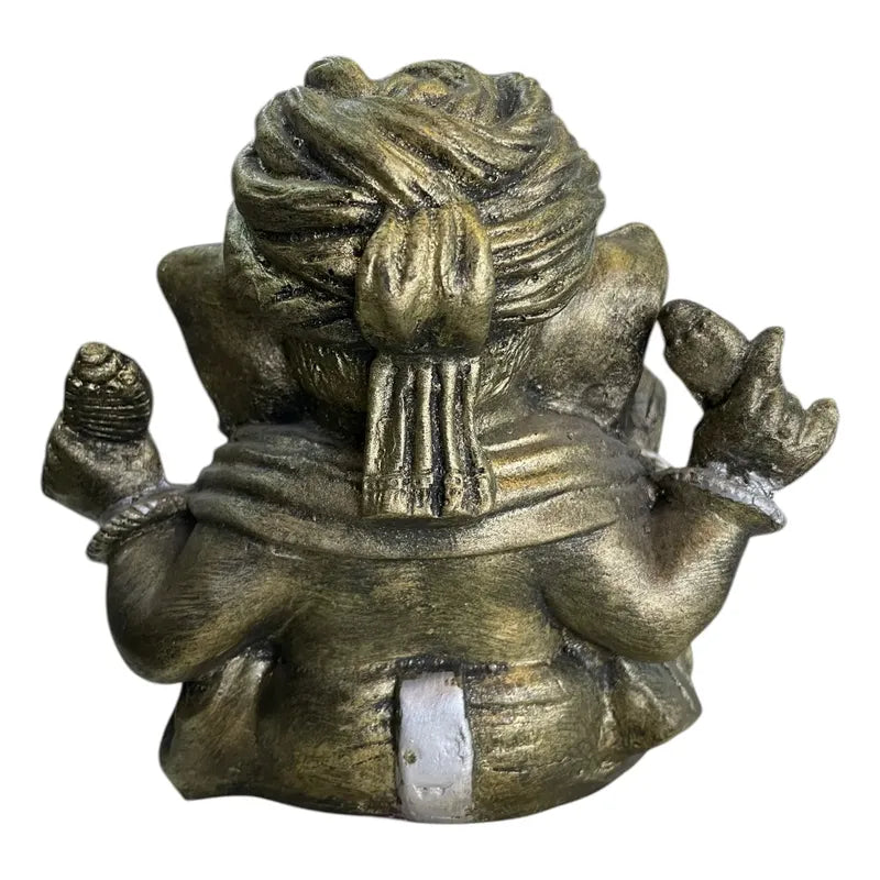 Ganesh Estatua De Resina De 15 Cm De Altura Dorado by HEREJE