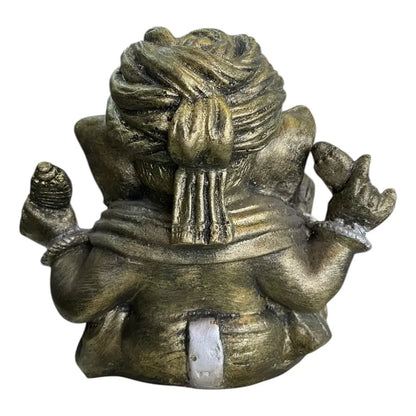 Ganesh Estatua De Resina De 15 Cm De Altura Dorado by HEREJE
