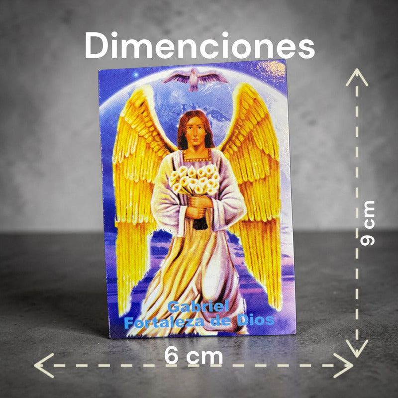 Estampas Coleccionables Esoterismo 5 Piezas Iguales Por Pac Gabriel 2 Religioso by HEREJE
