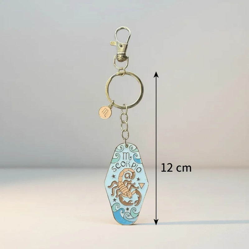 Llavero Zodiacal Hereje Diseño Astrológico Original Escorpio