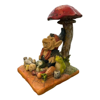 Figura Duende Elfo De La Abundancia Amuleto Prosperidad 15cm Variado by HEREJE
