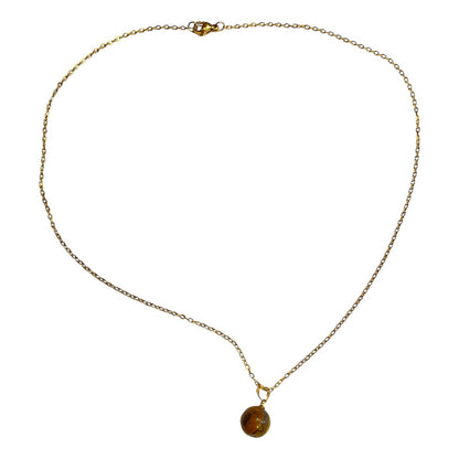 Cuarzo En Esfera Dije Con Cadena