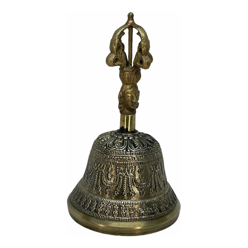 Campana Tibetana Cuenco, Sanción, 7 Metales 12 Cm Alto