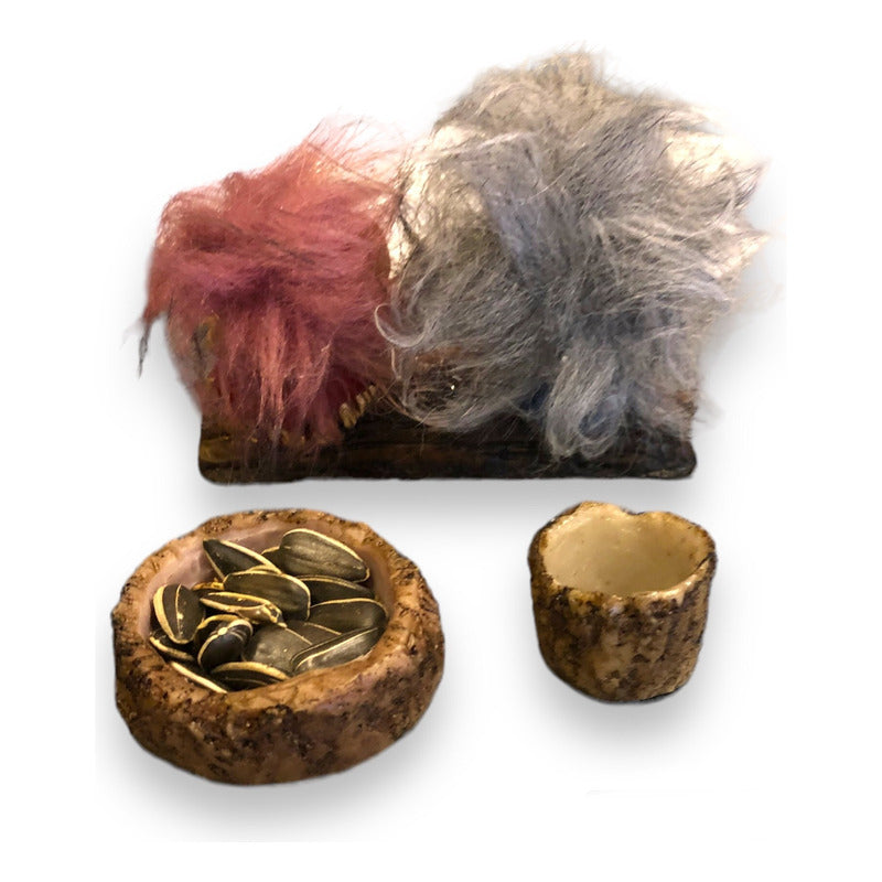 Troll Braut und Bräutigam + Futterspender 7 cm National Resin Figur