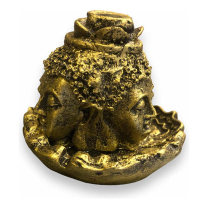 Rauchwasserfall Buddhakopf 7cm