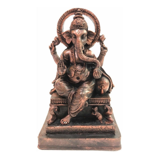 Ganesh Prosperity Blue/Black 16 Cm